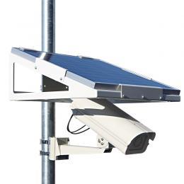 ソーラー充電式 不法投棄監視システム 300万画素