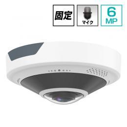 6MP POE対応 全方位ドームカメラ