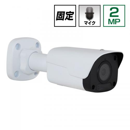 2.0MP POE対応 赤外線防滴 スタンダード ネットワークカメラ